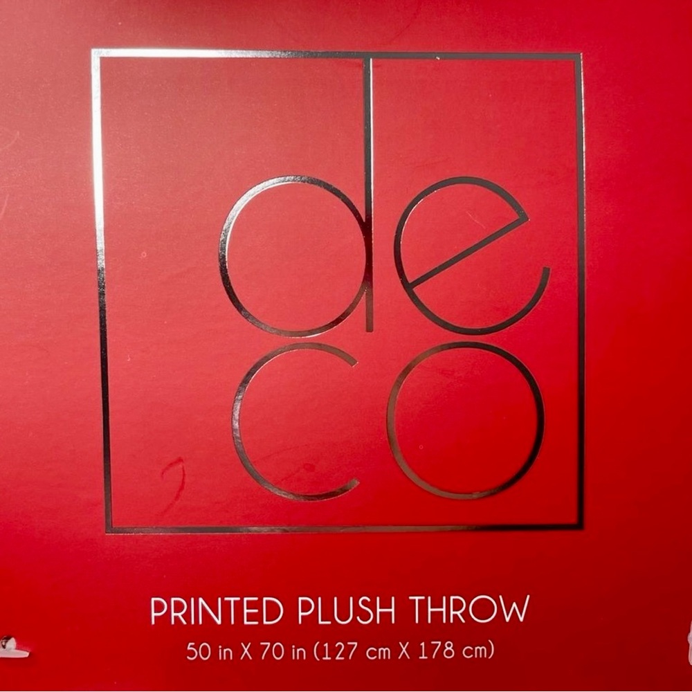 DECO plush throw blanket with donut hearts - Picture 9 of 9